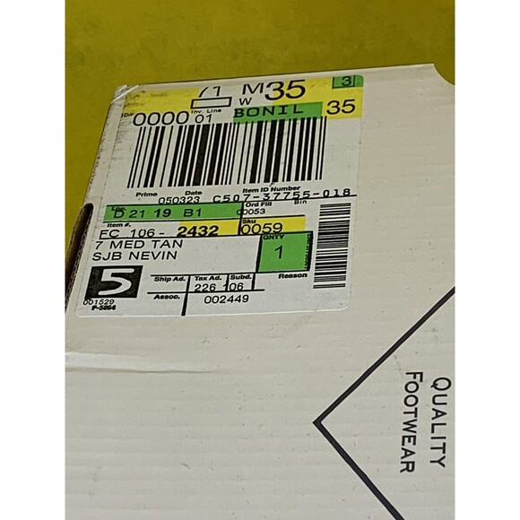 St. John's Bay Womens Nevin Wedge Sandals Tan Color Size 7 Med 1.5 Wedge Heel - Picture 10 of 16